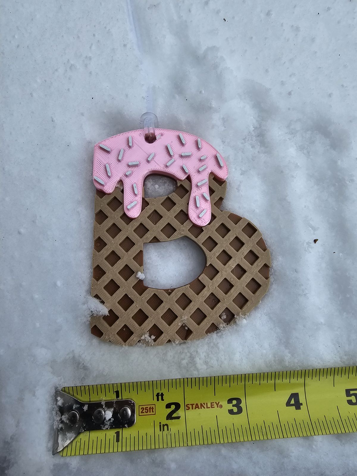 Ice Cream Bag Tag Swag - Letter