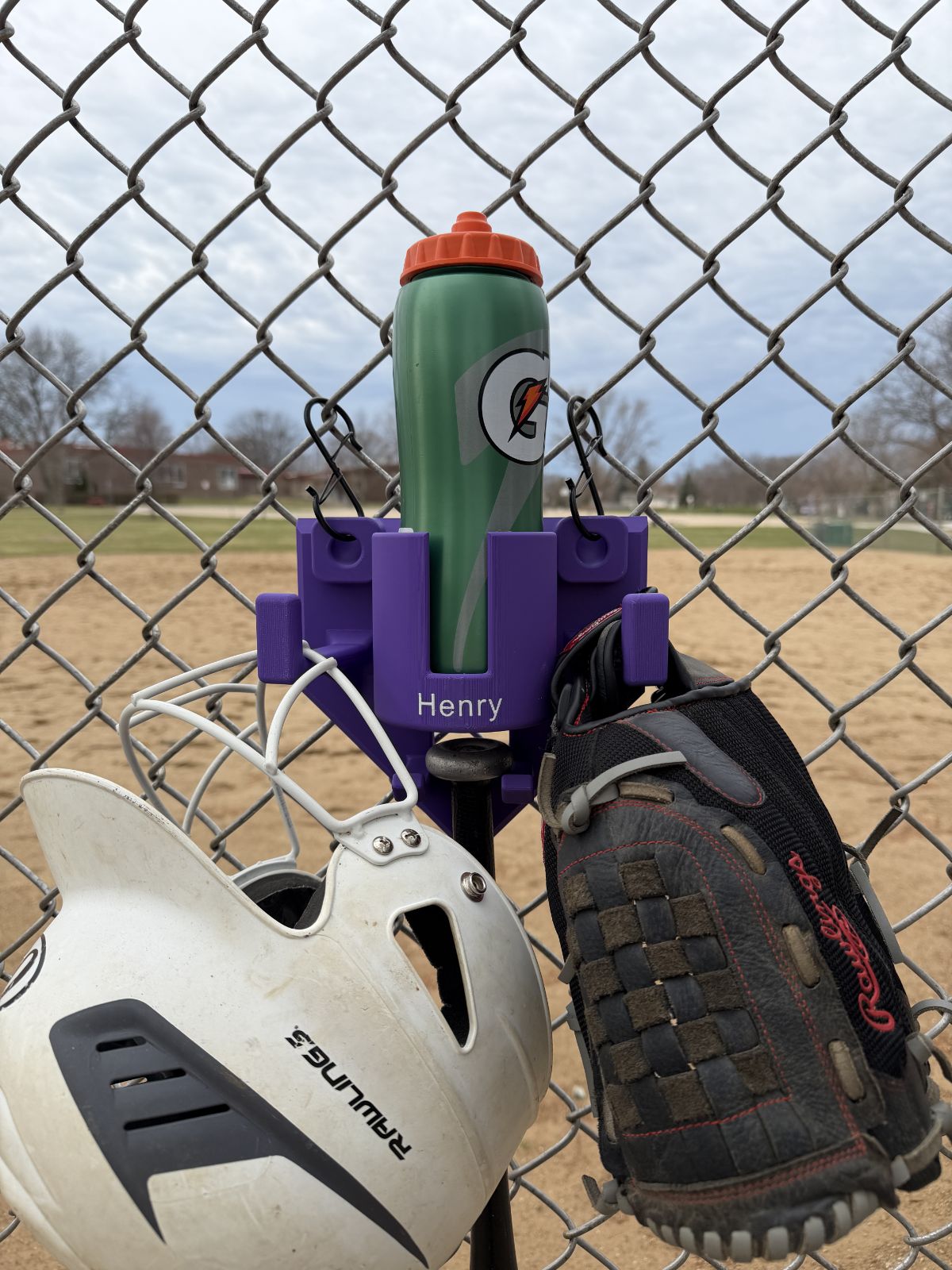 Ultimate Baseball/Softball Dugout Organizer / Gear Hanger WITH NAME