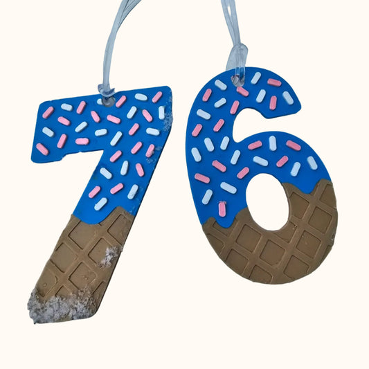 Ice Cream Bag Tag Swag - Number