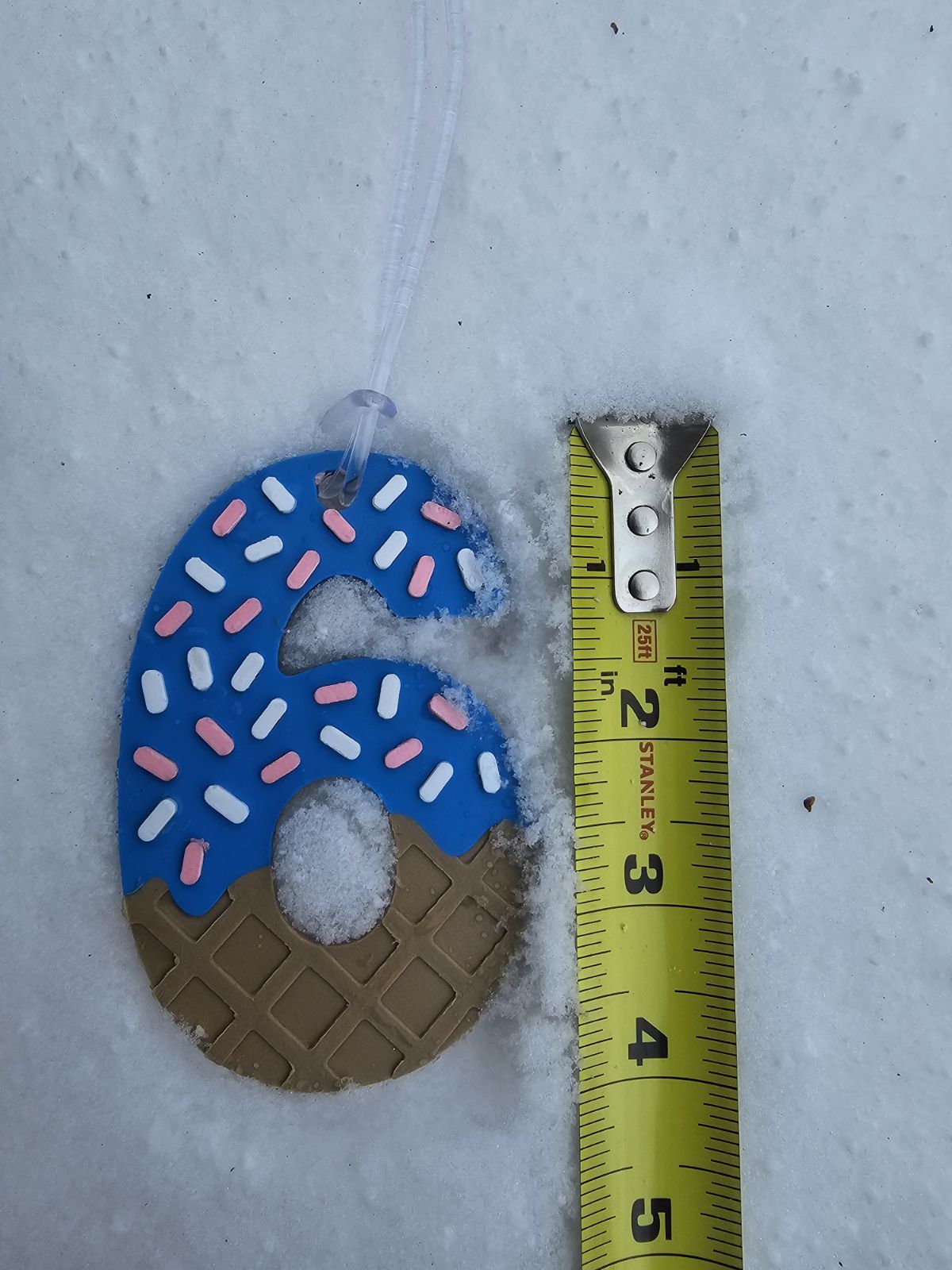 Ice Cream Bag Tag Swag - Number