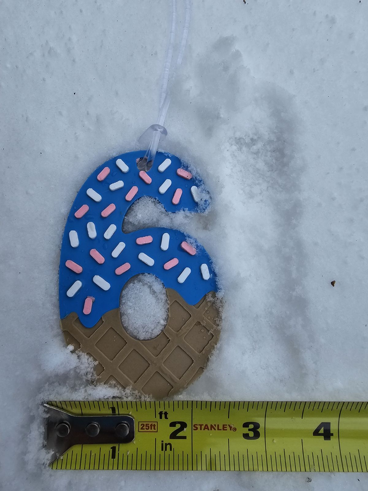 Ice Cream Bag Tag Swag - Number