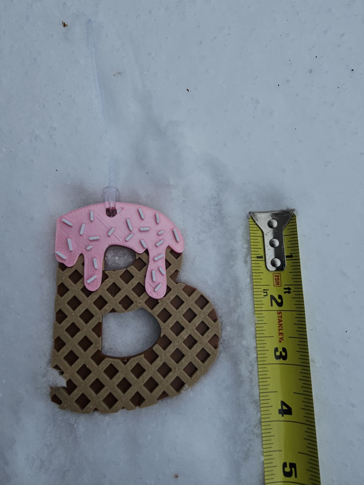 Ice Cream Bag Tag Swag - Letter
