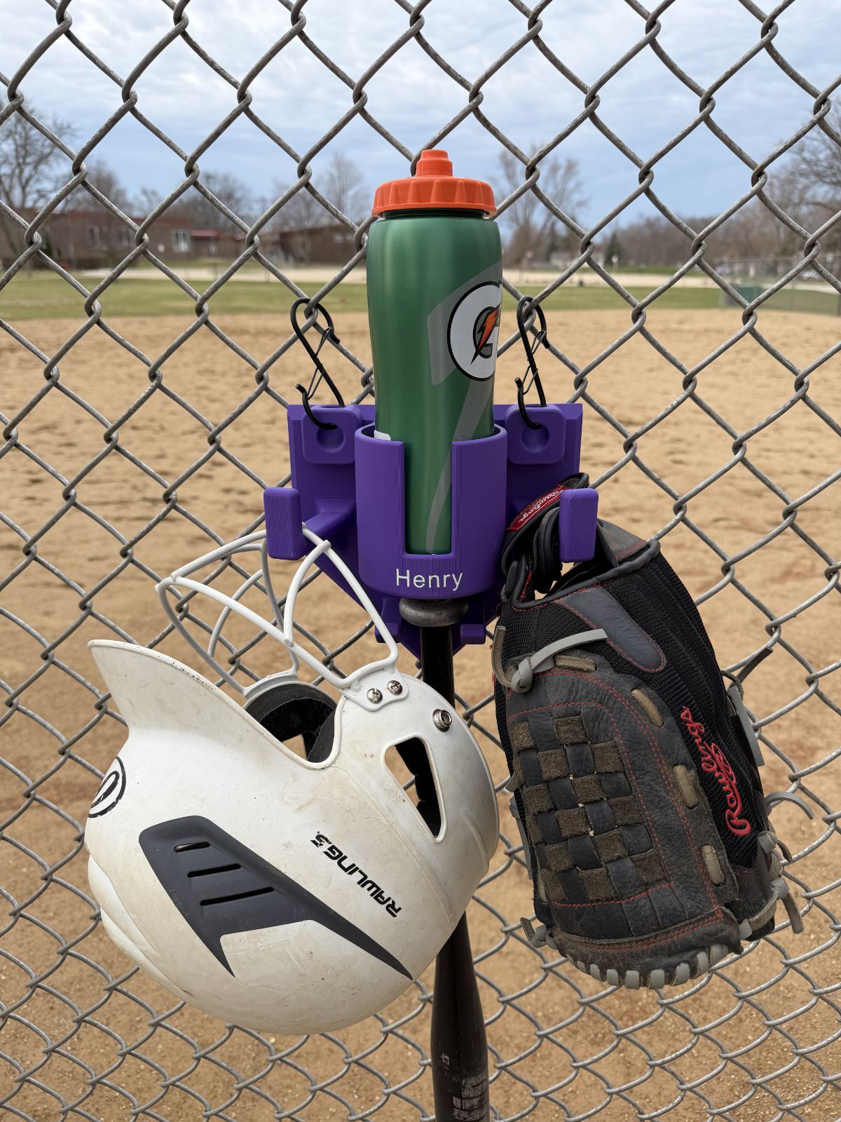 Ultimate Baseball/Softball Dugout Organizer / Gear Hanger WITH NAME