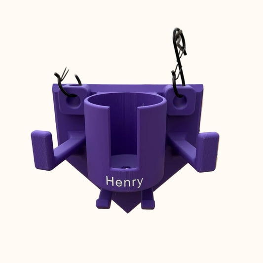 Ultimate Baseball/Softball Dugout Organizer / Gear Hanger WITH NAME