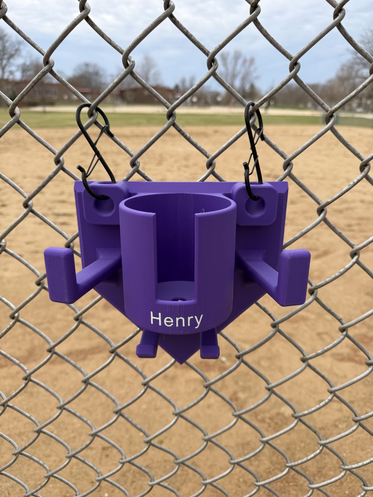 Ultimate Baseball/Softball Dugout Organizer / Gear Hanger WITH NAME