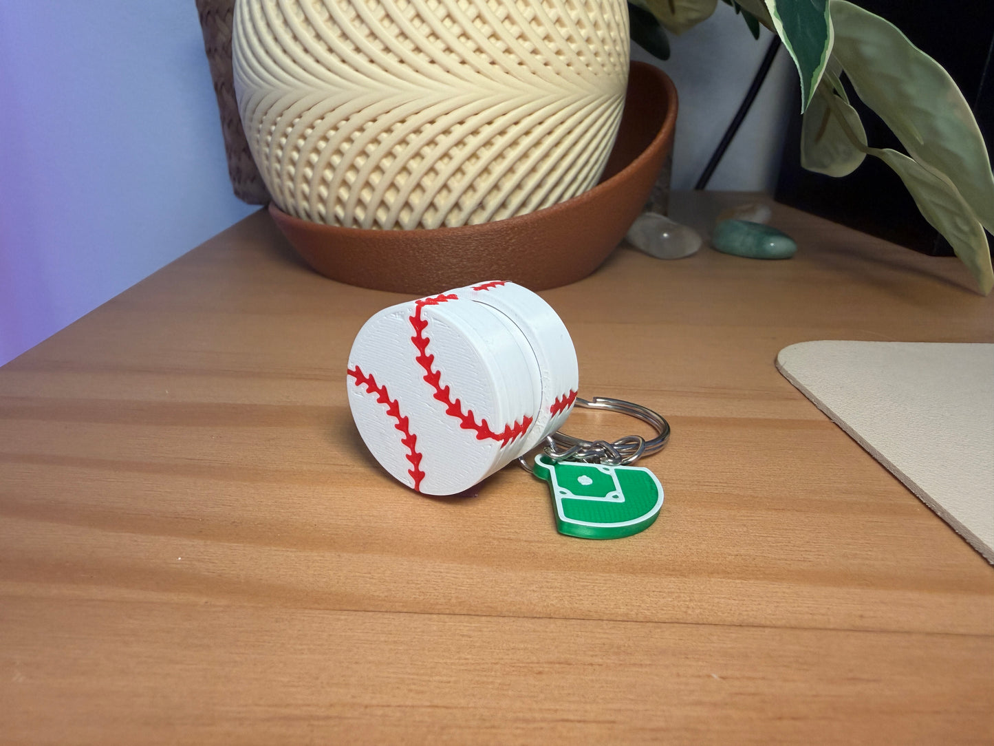 Baseball Clicker Keychain