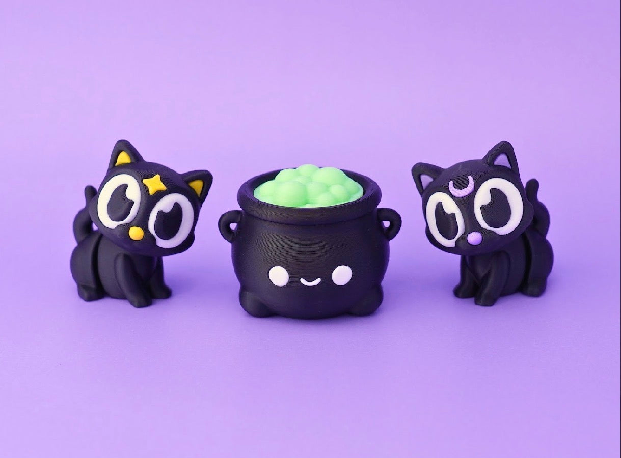 Star Cat, Moon Cat & Cauldron Clicker