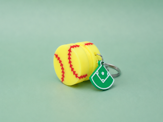 Softball Clicker Keychain