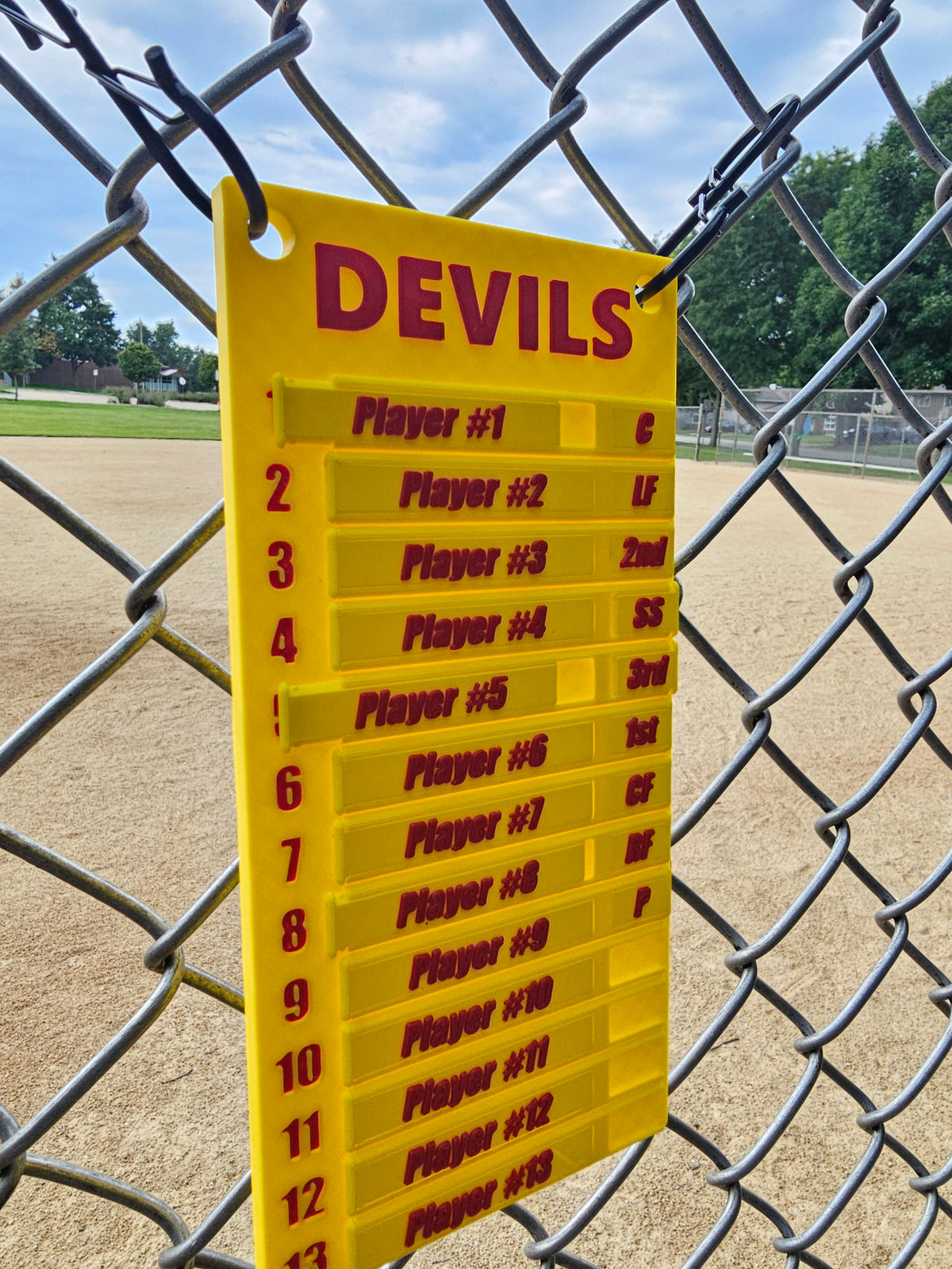 Team Roster Board